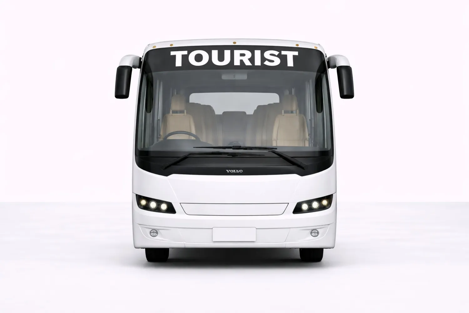 Premium bus front side view showing the luxury coach exterior, windshield, and headlights., Premium Bus 21 Seater,Premium Bus 40 Seater, Premium Bus 33 Sleeper